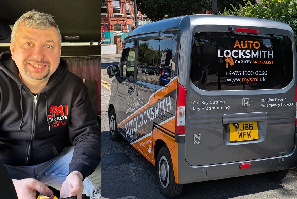 Mobile car key specialist van